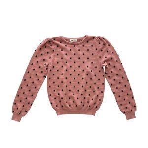 H&M Pink Polka Dot Sweater